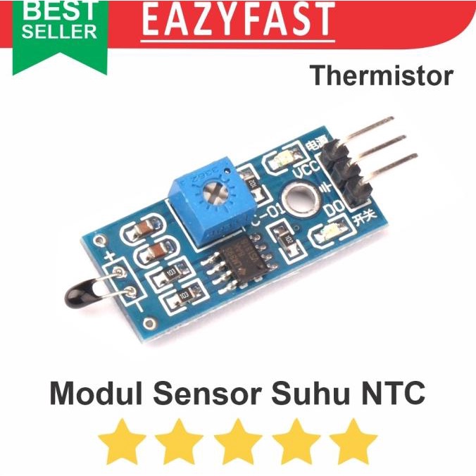 Jual NTC Thermistor Thermal Module Sensor Suhu Temperature efst90 ...