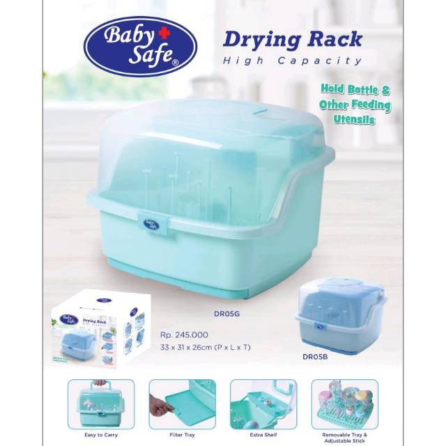 Jual baby safe drying rack (DR05) / Rak Botol susu / rak susu / rak ...