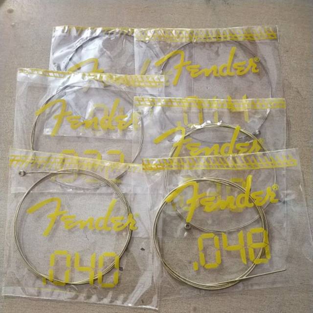 Jual senar gitar fender akustik string klasik nylon satu set | Shopee ...