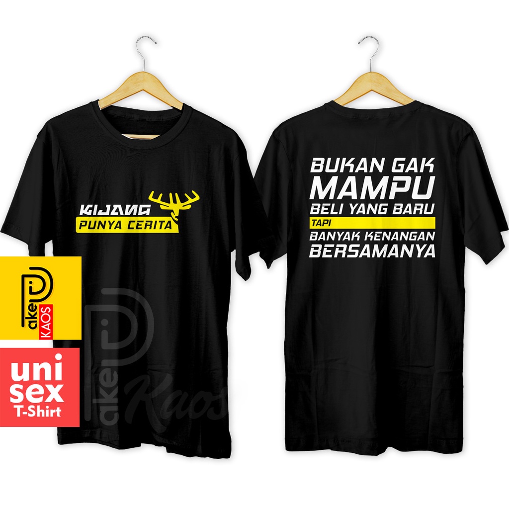 Jual Kaos Pria Komunitas KIJANG PUNYA CERITA Dewasa Baju Atasan Unisex  PakeKaos | Shopee Indonesia