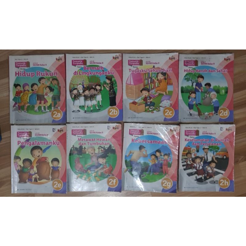 Jual Buku tematik erlangga kelas 2 kurikulum 2013 | Shopee Indonesia