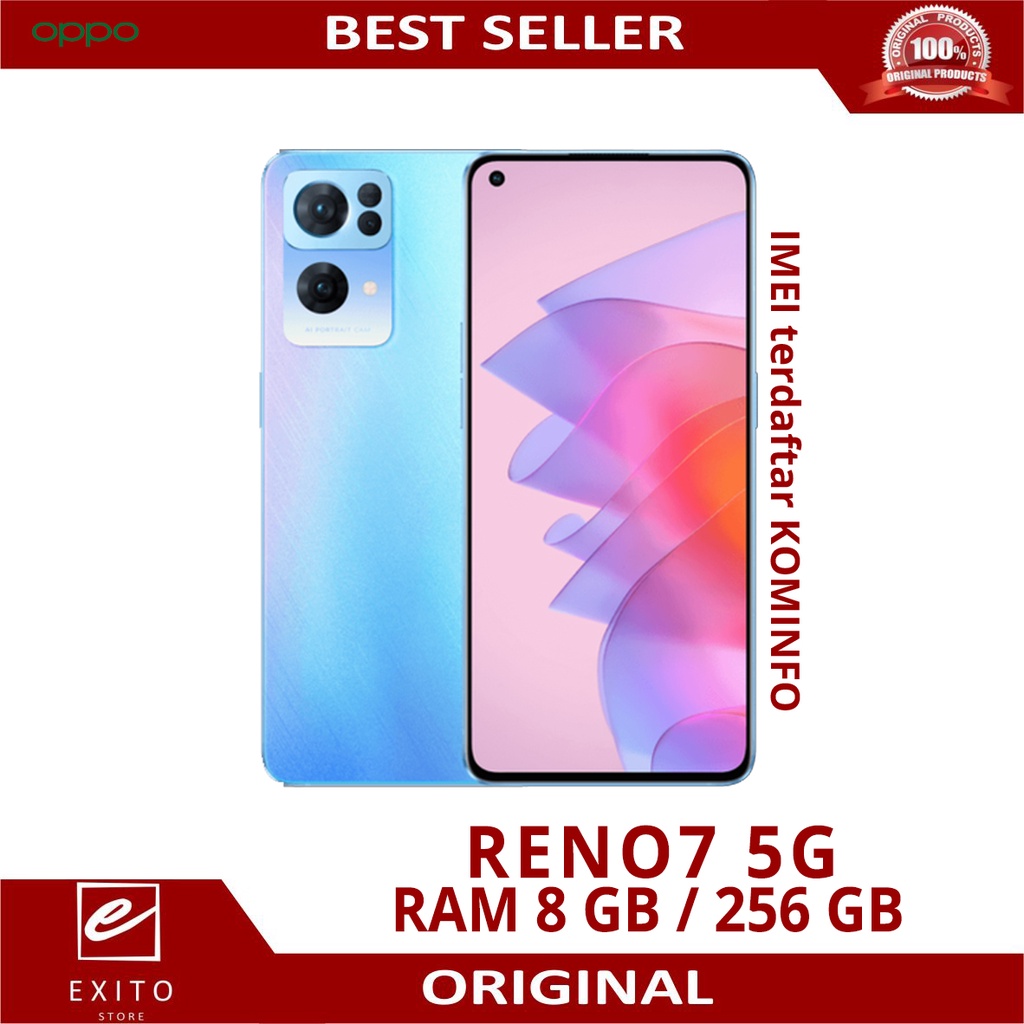 Jual OPPO RENO 7 5G 8/256GB GARANSI RESMI | Shopee Indonesia