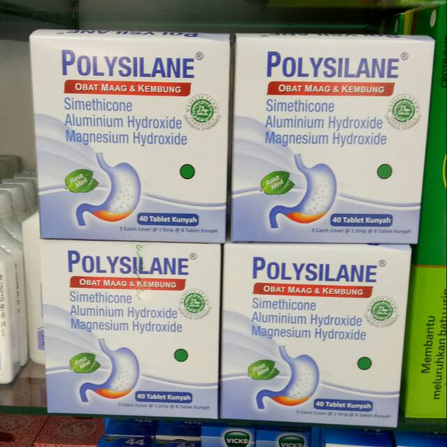 Jual Polysilane tablet 40's box ( 5 blister) | Shopee Indonesia