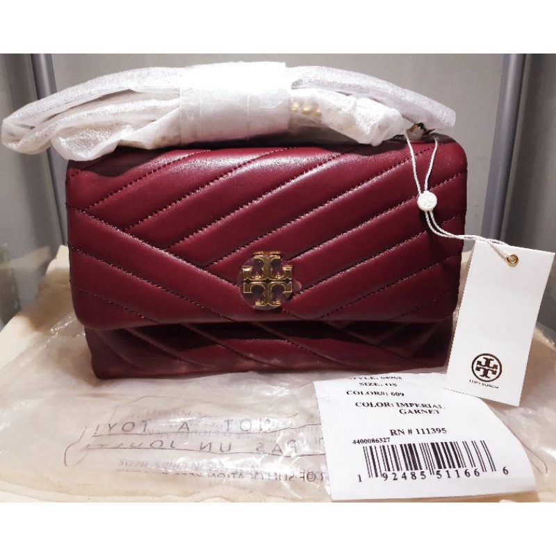 Tory burch kira chevron best sale imperial garnet