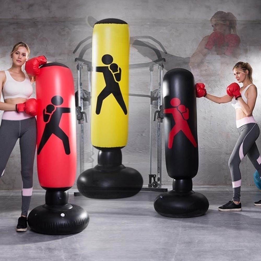 Jual Jusenda Vertical Punching Bag Tiang Samsak Tinju Boxing Punch ...