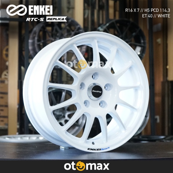 Jual Velg Mobil Enkei RTC Ring 16 H5 White | Shopee Indonesia