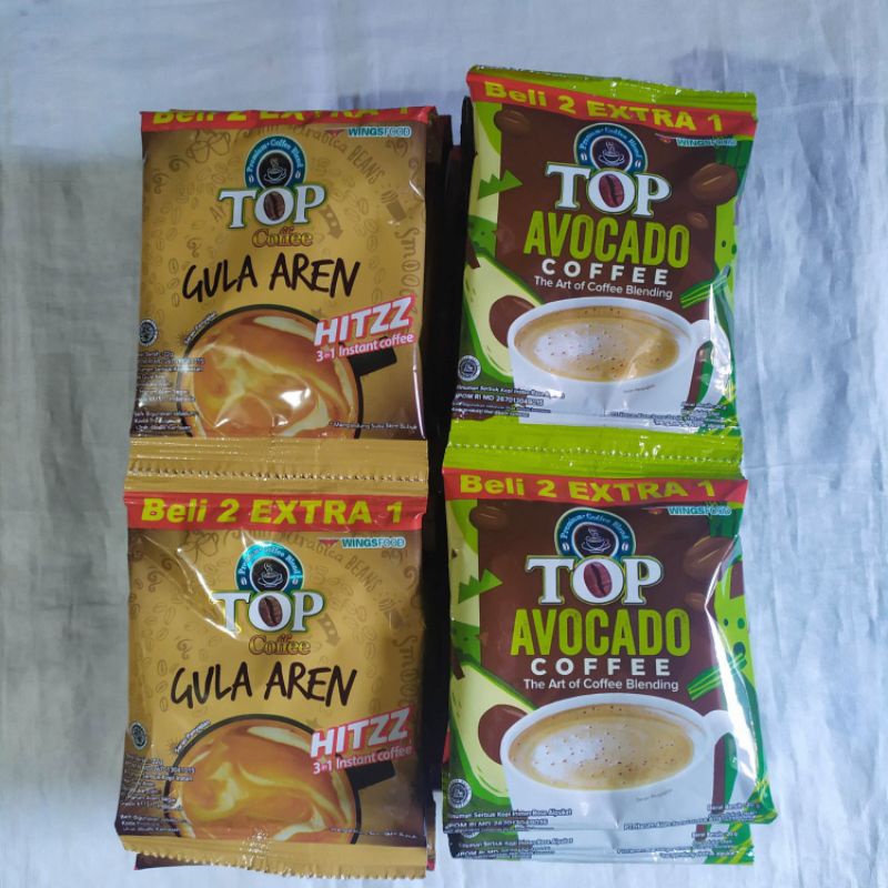 Jual [1 RENCENG SI 15 SACHET] Top Kopi AVOCADO Coffee Instant 22 gr Neo