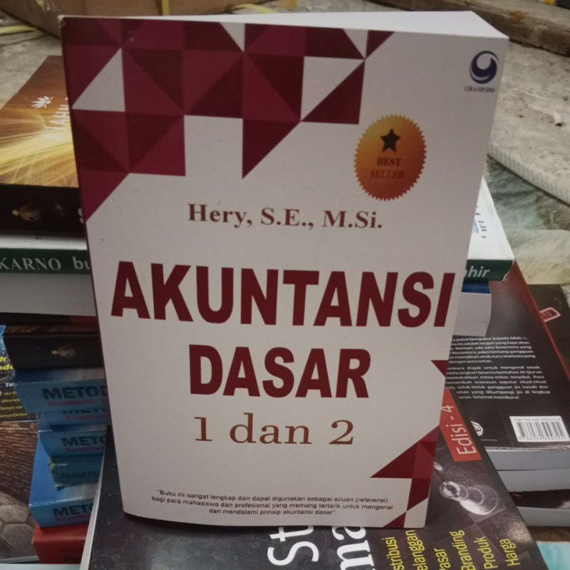 Jual Akuntansi Dasar 1 Dan 2 By Hery | Shopee Indonesia