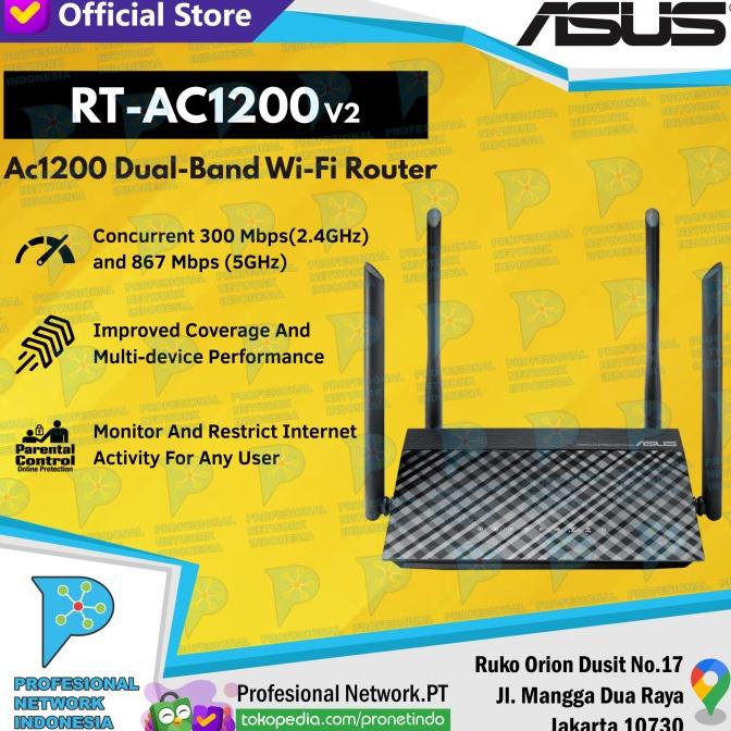Jual ASUS RT-AC1200, AC1200, ROUTER WIFI, WIRELESS ROUTER | Shopee ...