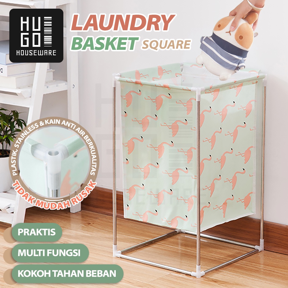 Jual HUGO Keranjang Baju Kotor Laundry Pakaian Cucian Serbaguna Ukuran ...