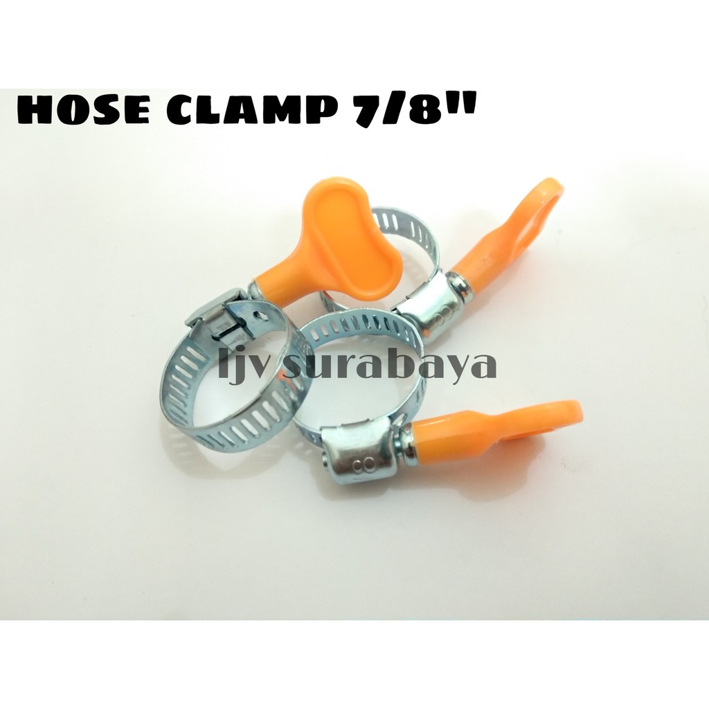 Jual Klem Selang Hose Clamp 7 8 With Handle Winn Gas Shopee