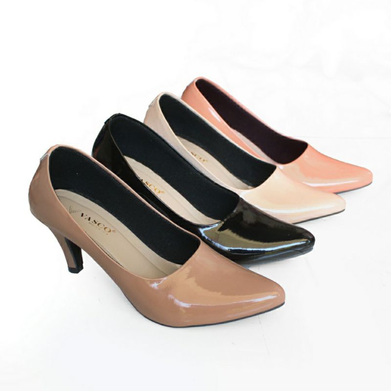 Jual Sepatu Wanita High Heels Glossy 7cm Shopee Indonesia