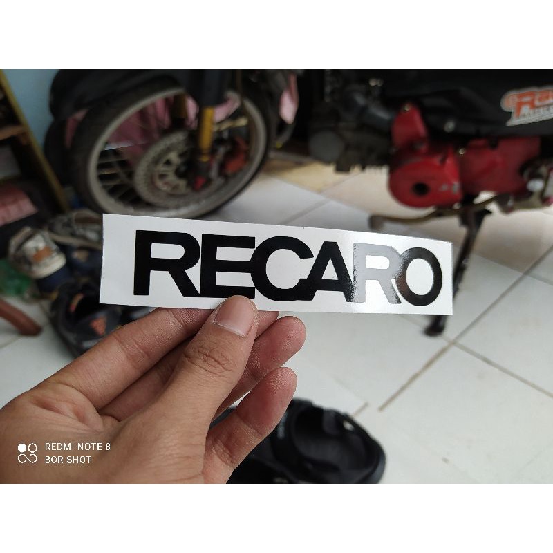 Jual STIKER RECARO | STICKER CUTTING BAHAN ORACAL CUSTOM LOGO DLL ...