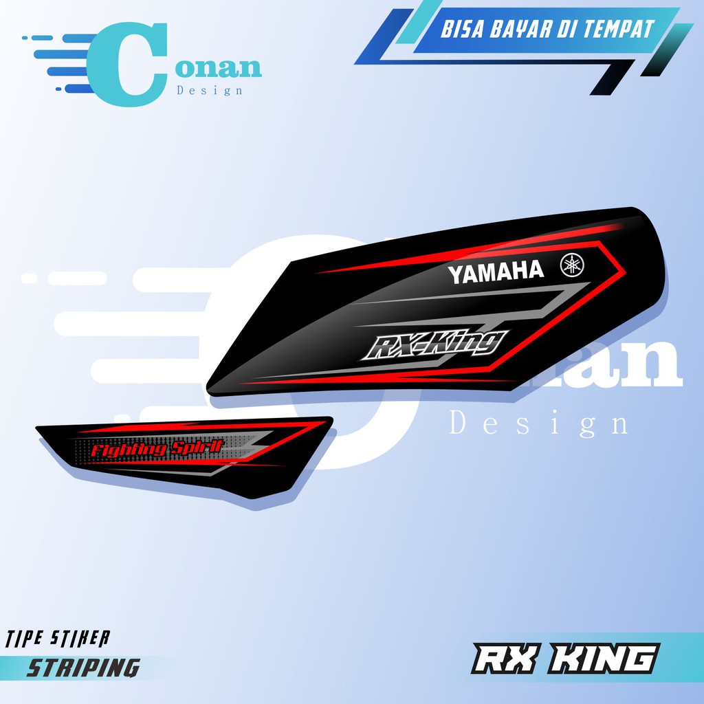 Jual Scotlite Sticker Striping Variasi Yamaha RX King Fight Skotlite ...