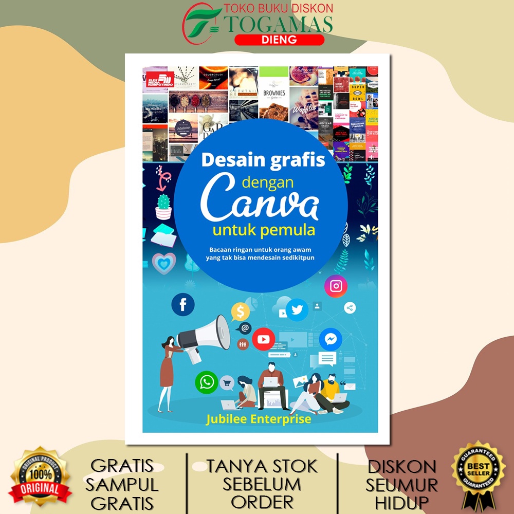 Jual DESAIN GRAFIS DENGAN CANVA UNTUK PEMULA KARYA JUBILLE ENTERPRISE ...