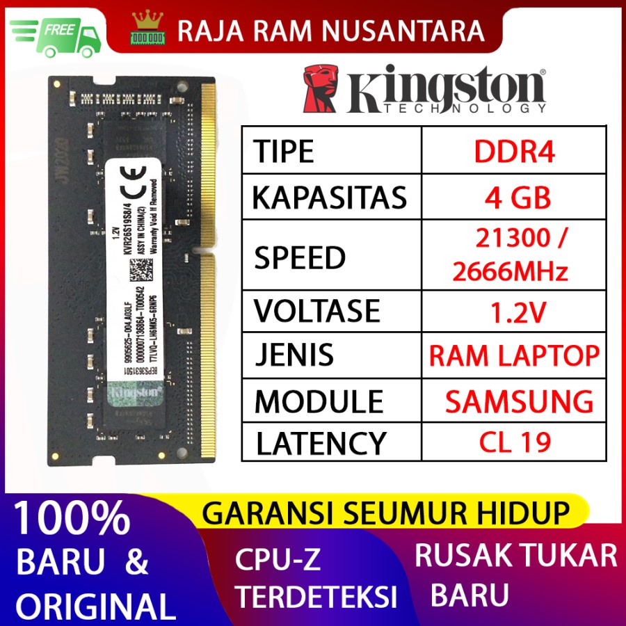 Harga ram clearance 4gb ddr4 pc