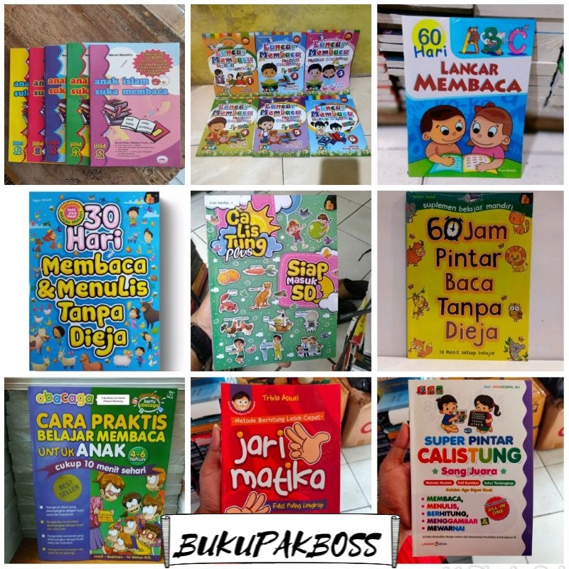 Jual Paket Buku Anak Tk / Paud : 60 Jam Pintar Baca Tanpa Dieja ...