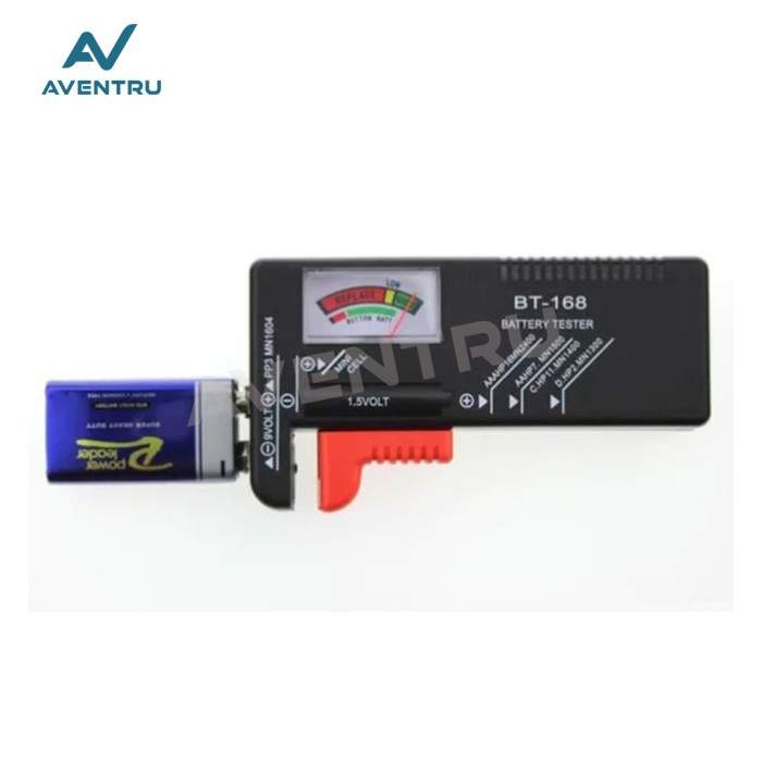 Jual Universal Battery Tester Bt Cek Tes Tegangan Batu Baterai Analog Shopee Indonesia