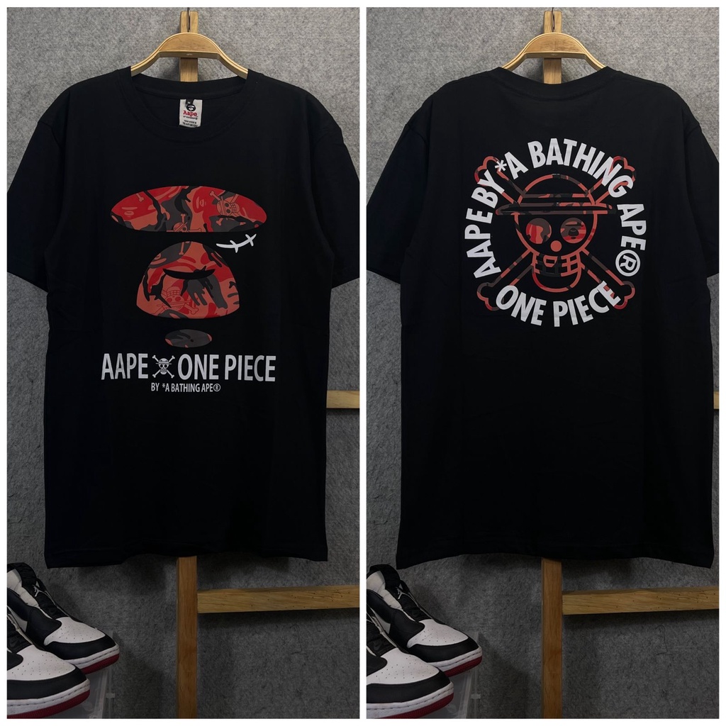 Aape X One Piece T-shirt Price Jual Kaos Aape X One Piece Premium