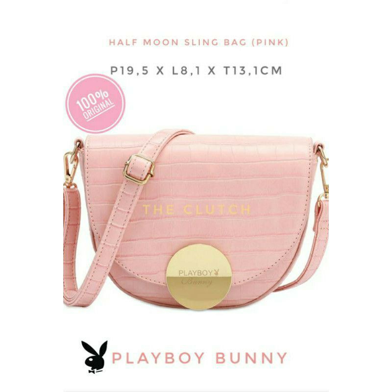 Top Handle Playboy Bunny Ladies Sling Bag Shoulder Bag Playboy