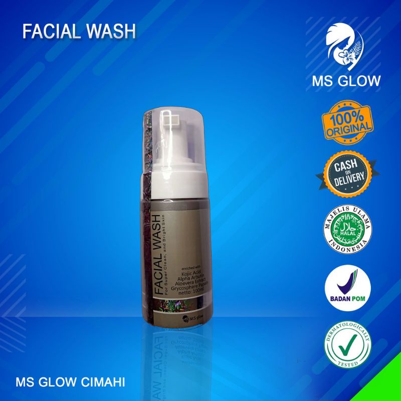 Jual Ms Glow Facial Wash 100% Ori Dengan Barcode Resmi | Shopee Indonesia