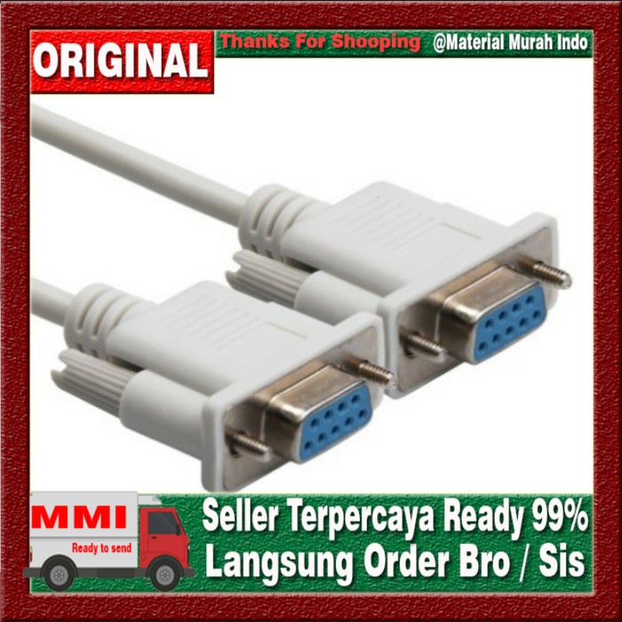 Jual Kabel Sereal DB9 Female to Female 1,5M Cross | Shopee Indonesia