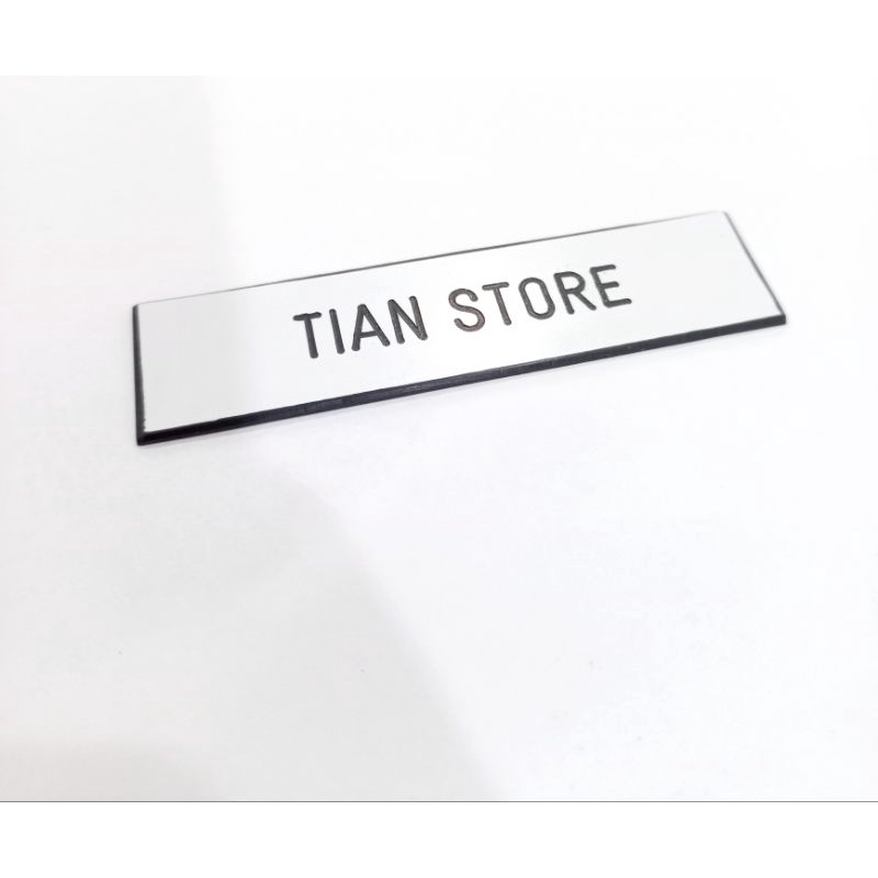 Jual name tag/Papan nama putih magnet,peniti,paku | Shopee Indonesia