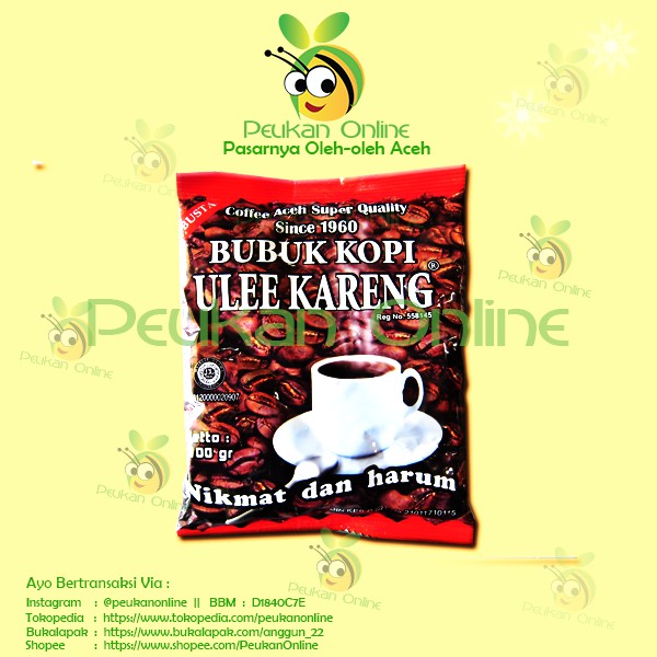 Jual Kopi Aceh Ulee Kareng 100 Gram Kopi Robusta Aceh Bubuk Dan Biji Kopi Aceh Shopee Indonesia 0351