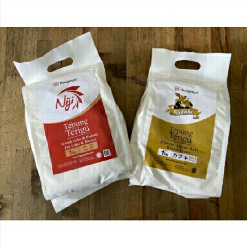 Jual TEPUNG TERIGU KABUKI GOLD TEPUNG PROTEIN TINGGI/NIJI TEPUNG TERIGU