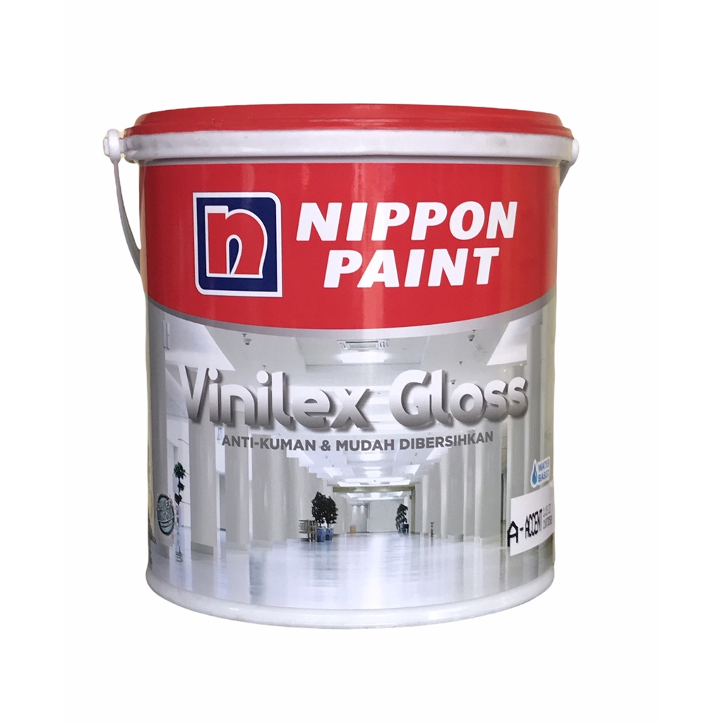 Jual Nippon Paint Vinilex Gloss Cat Tembok Putih 15 L | Shopee Indonesia