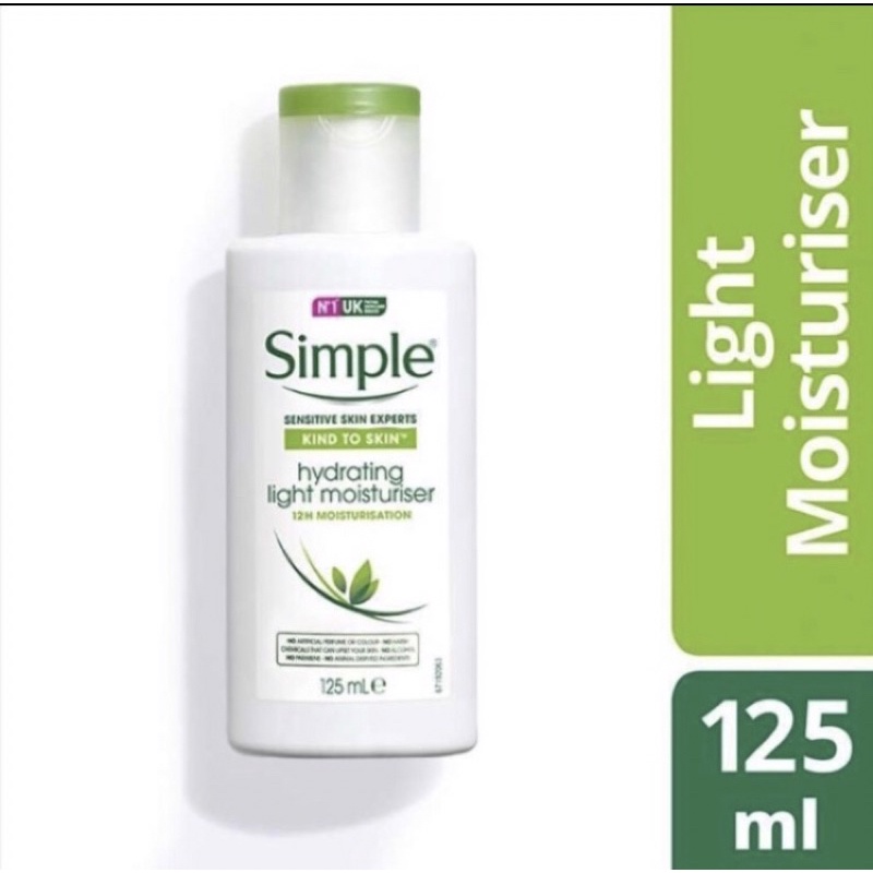 Simple Hydrating Light Moisturizer – Leichte Feuchtigkeitscreme Für Empfindliche Haut, 100 G