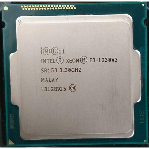 Processore Intel Xeon E3-1230 V3 SR153 Quad-core 3.30 GHz 8MB LGA1150 Usato