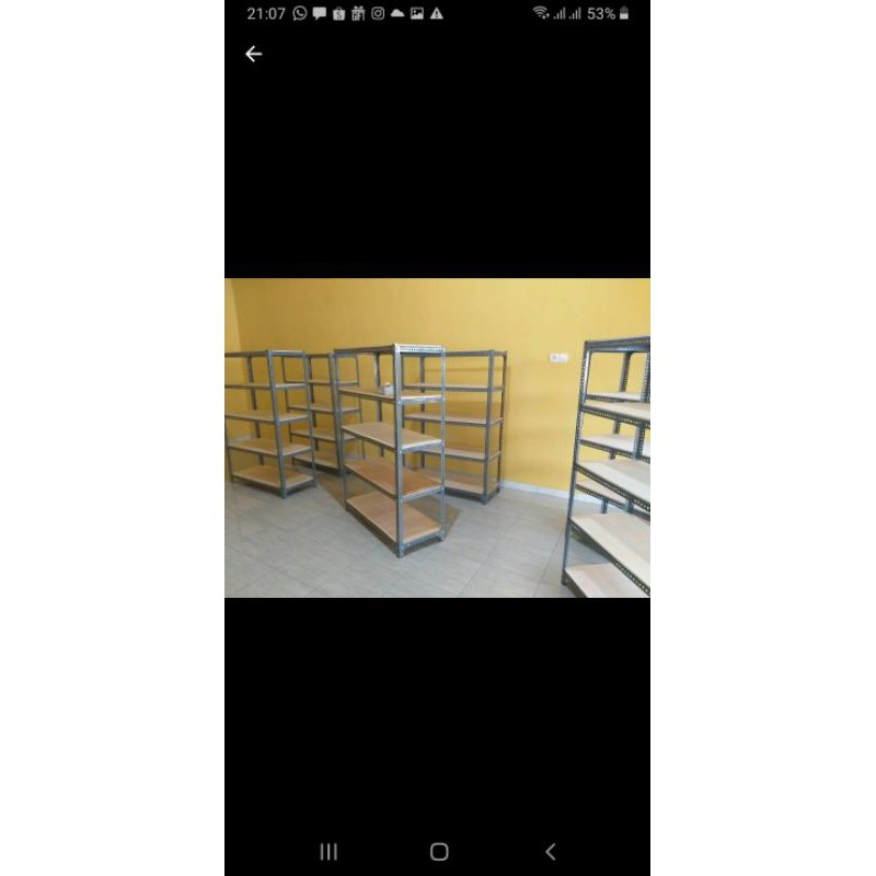 Jual Rak besi siku Rak sebaguna T150xP100xL40 nota pembelian | Shopee ...