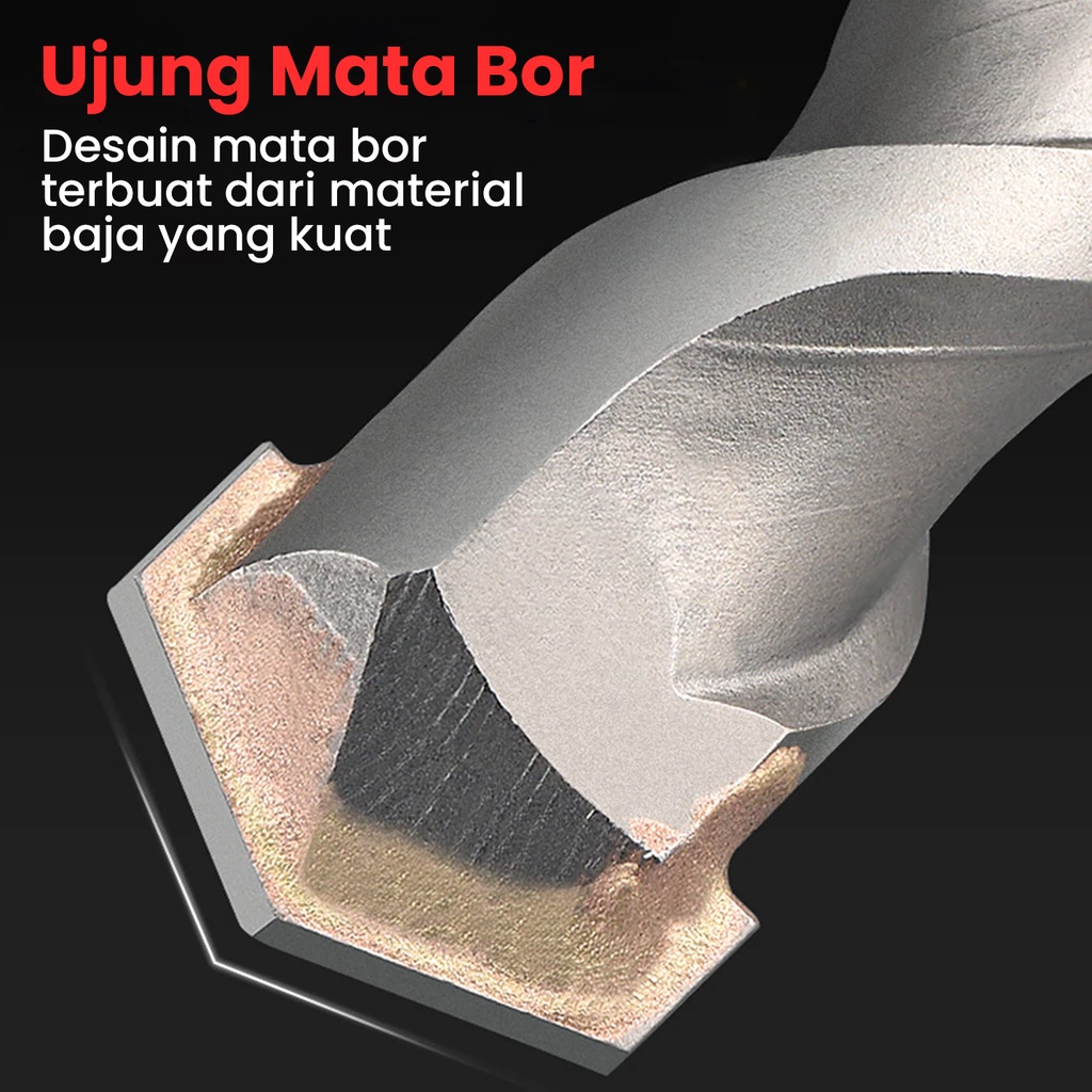Jual Allefix Mata Bor Beton 350 High Quality 6536 | Shopee Indonesia