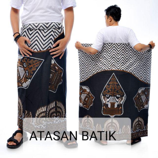 Jual Sarung Batik Wayang Halus Priting Motif Wayang Gunungan Shopee