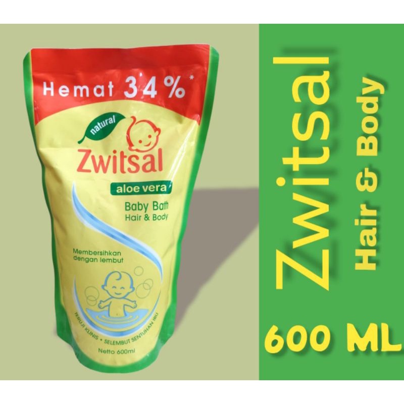 Jual Zwitsal Sabun Bayi Baby Bath Hair & Body 600ml 600 Ml | Shopee ...