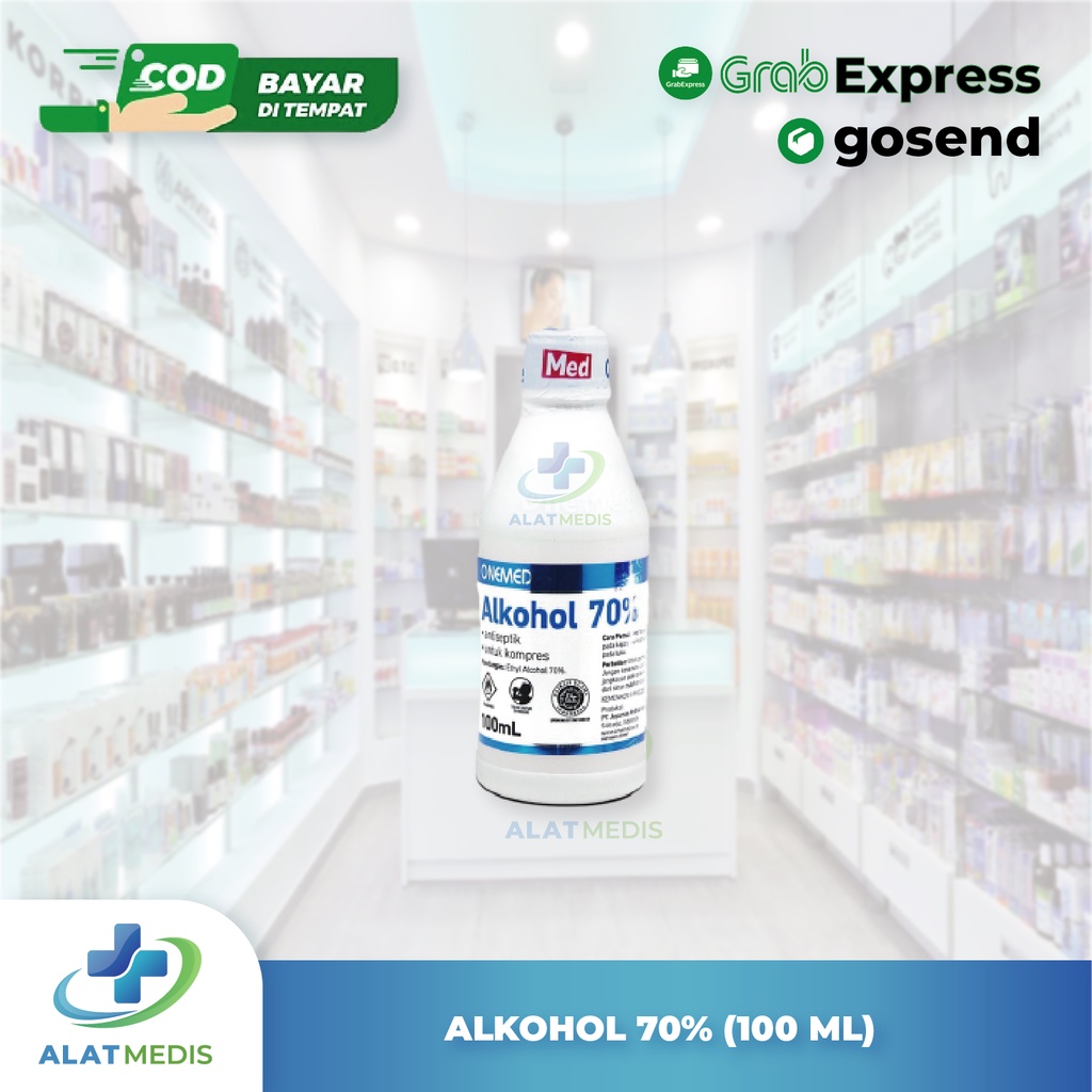 Jual Alkohol 70% Onemed 100ml | Shopee Indonesia