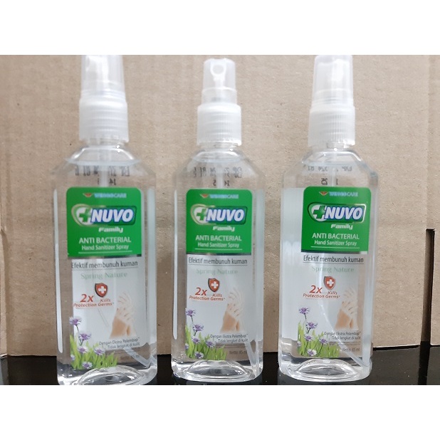 Jual Nuvo Hand Sanitizer Spray Hijau 85ml untuk JawaBali saja Shopee