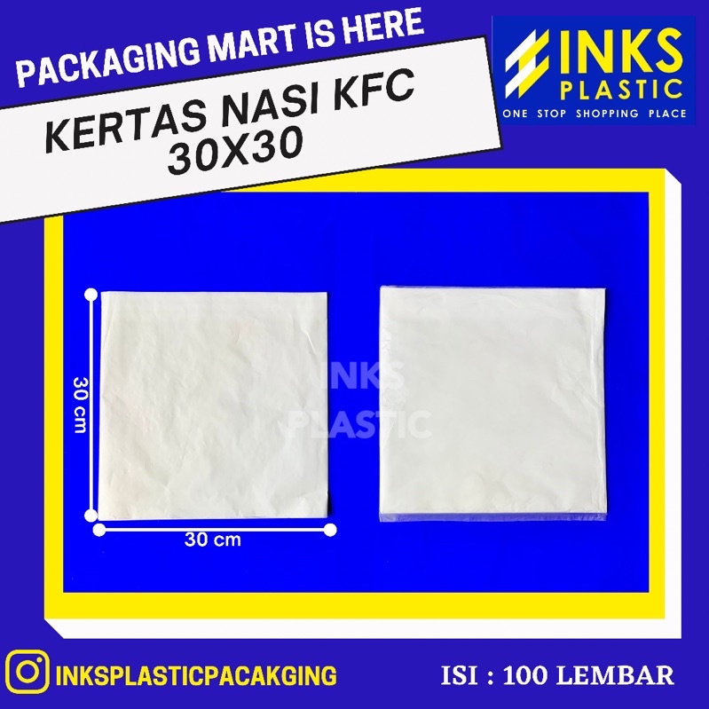 Jual Kertas Nasi Kfc X Lembar Shopee Indonesia