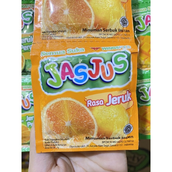 Jual Jasjus Minuman Serbuk Renceng Isi 10 Sachet Shopee Indonesia 0714