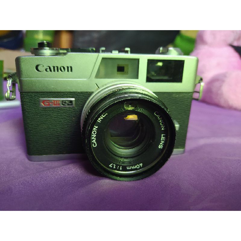 Jual Canon Giii QL17 [second] auto + LM hidup, FREE strap