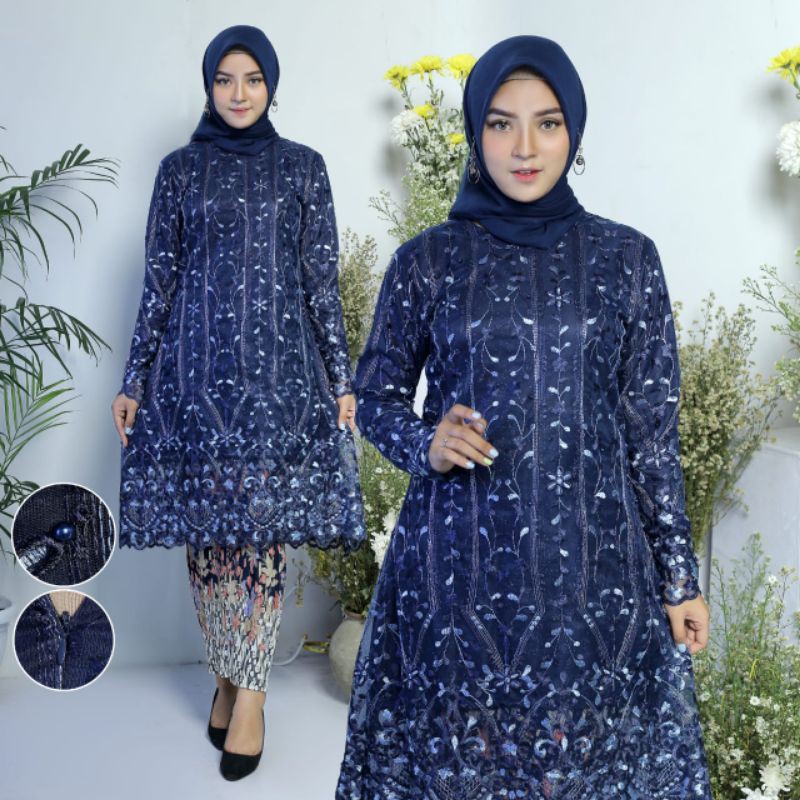 Jual Set kebaya modern kaka / kebaya muslim / kebaya brokat / kebaya ...