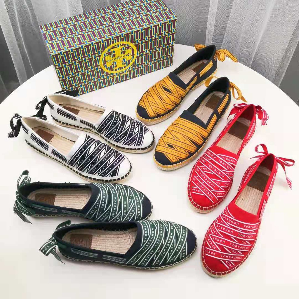 Tory burch discount ribbon shoes