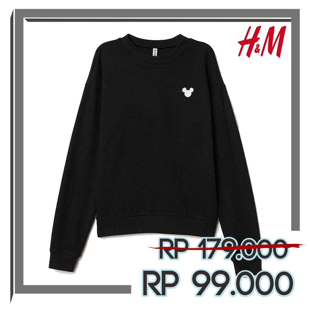 Mickey mouse h&m sweatshirt hotsell