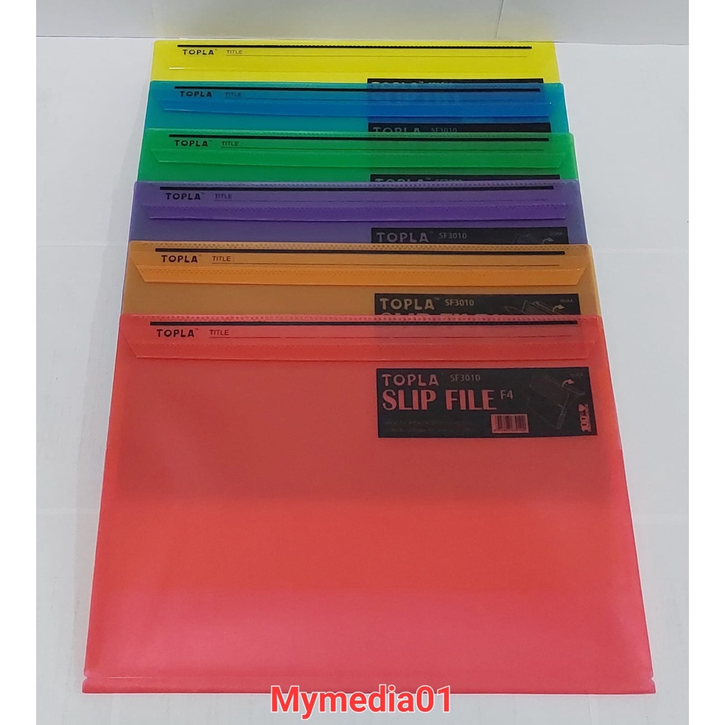 Jual TOPLA SLIP FILE F4 SF3010- MAP PLASTIK SLIP UKURAN FOLIO | Shopee ...