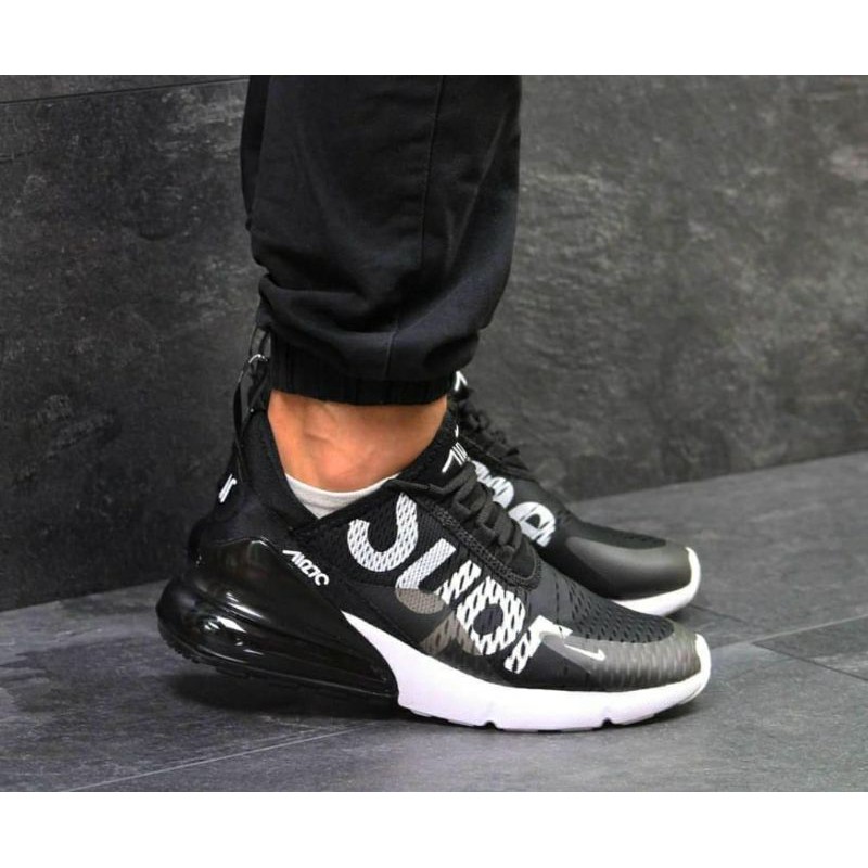 Jual Sepatu Nike Air Max 270 SUPREME Black White Buat Cowok Shopee Indonesia