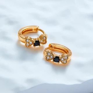 Hyl Jewelry 245E Anting Titanium Wanita Anti Karat Dan Anti Luntur Asli Dewasa Panjang Silver Jewerly Ori Tidak Selamanya Tusuk Emas Muda