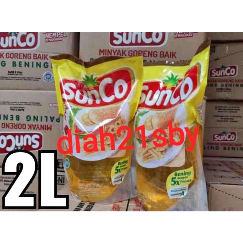 Jual Minyak Goreng Sunco Refill L Shopee Indonesia