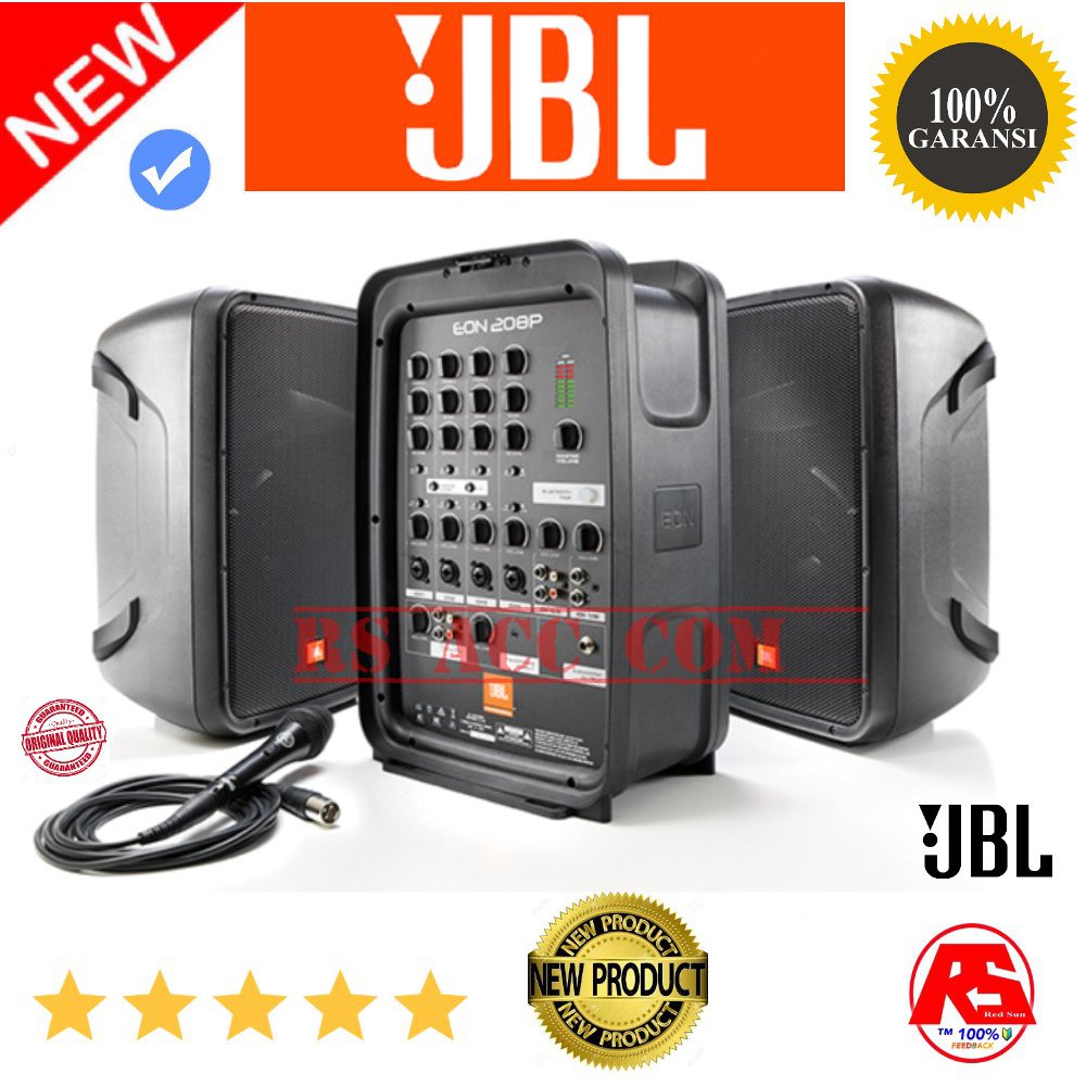 Jual SPEAKER Portable JBL EON 208P ORIGINAL Packaged inch 2Way
