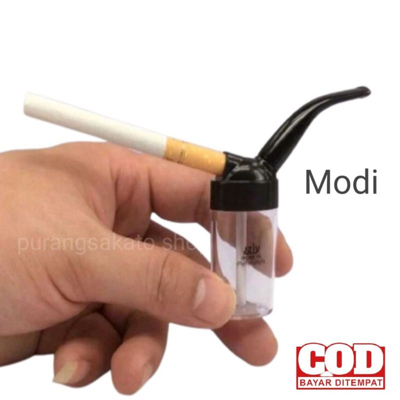 Jual Pipa Rokok Portable Hookah Water Tobacco Smoking Pipe Bong Double